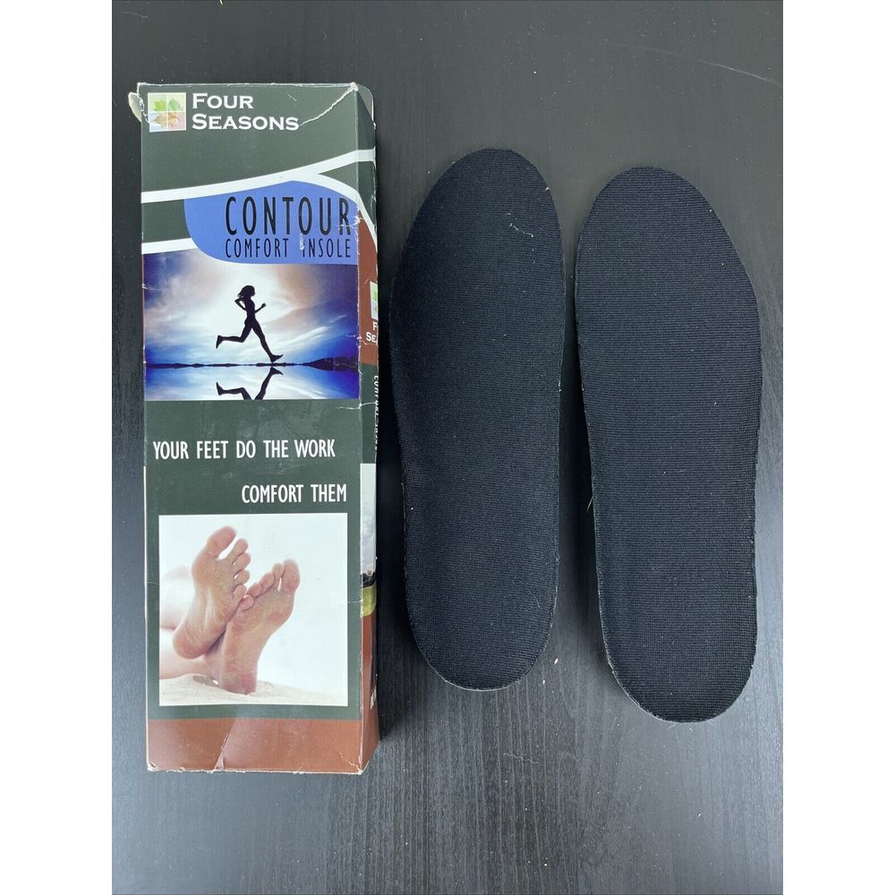 Four Seasons Contour Comfort Insole Sz. D Mens 10/11 & Womens 11/12‎